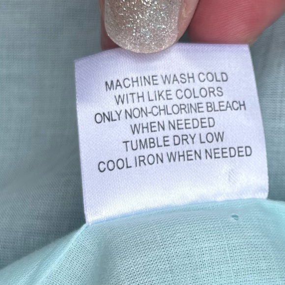 Sz-L-ModCloth umbrella blazer with mint/Tiffany blue cuffs-shoulder pads removed - Picture 7 of 9